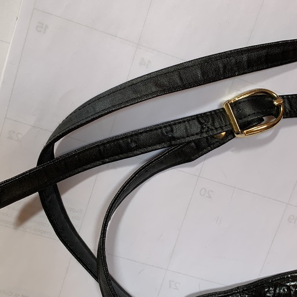 Vintage Lee Sands Eel Skin Wallet Clutch Crossbody - Picture 12 of 15